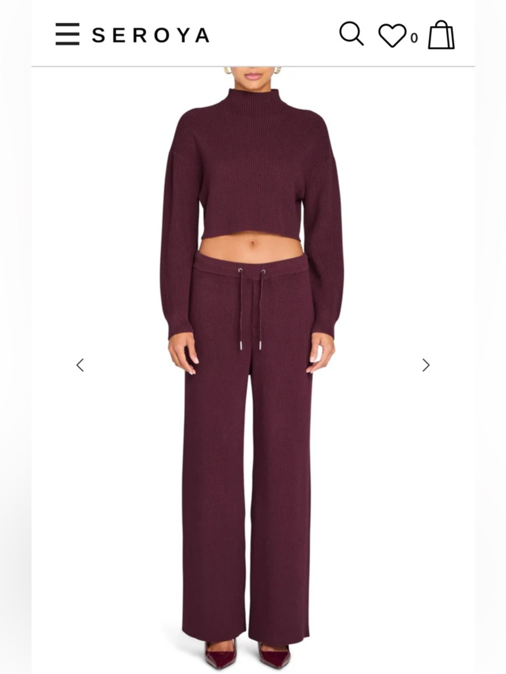Retrofete/Seroya Merlot Pants